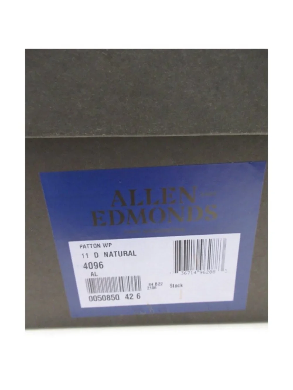 Allen Edmonds Boots 11 D Patton Weatherproof Leather Cap Toe Chukka